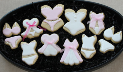 Lingerie Cookie Favors, corset cookies, Sexy Lingerie, Bridal Shower Cookies, valentines day cookies, Wedding Cookies, Girls Night Out