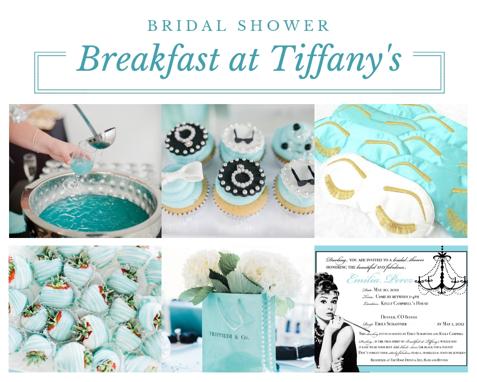 breakfast at tiffany's bridal shower theme