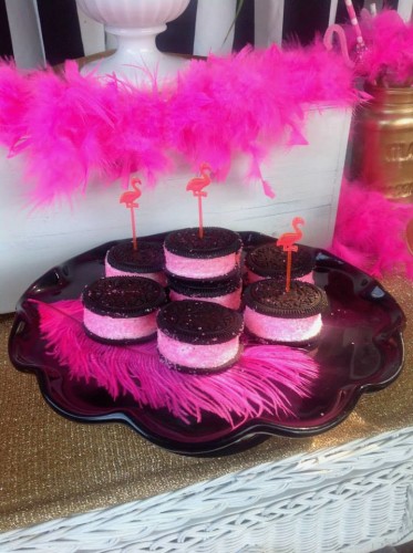 Chic Flamingo bridal shower food ideas