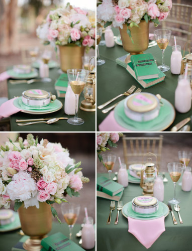 Girl Scout Bridal Shower guest table ideas