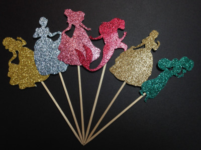 Princess Cupcake Toppers - Classic