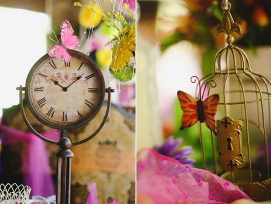 Alice in Wonderland Tea Party Bridal Shower decoration ideas