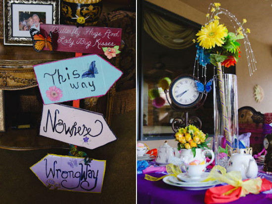 Alice in Wonderland Tea Party Bridal Shower ideas