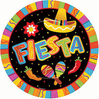 Fun Fiesta Dinner Plates