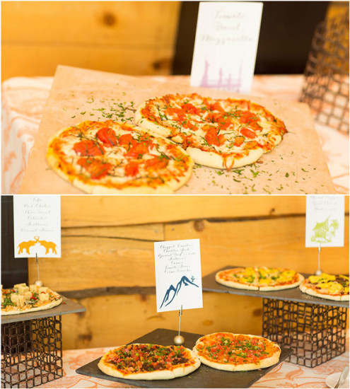 Travel Bridal Shower Theme food, pizza