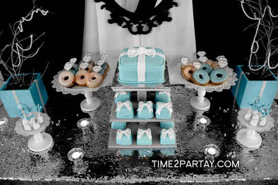 Tiffany Inspired Bridal Shower cake