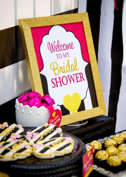 modern-black-and-white-striped-bridal-shower-welcome-to-bridal-shower-sign