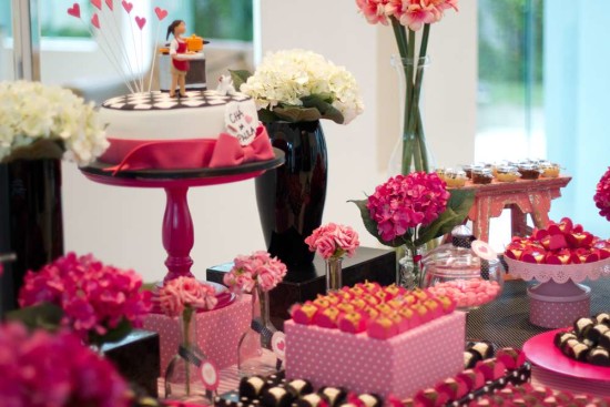 love-is-in-the-air-bridal-shower dessert table