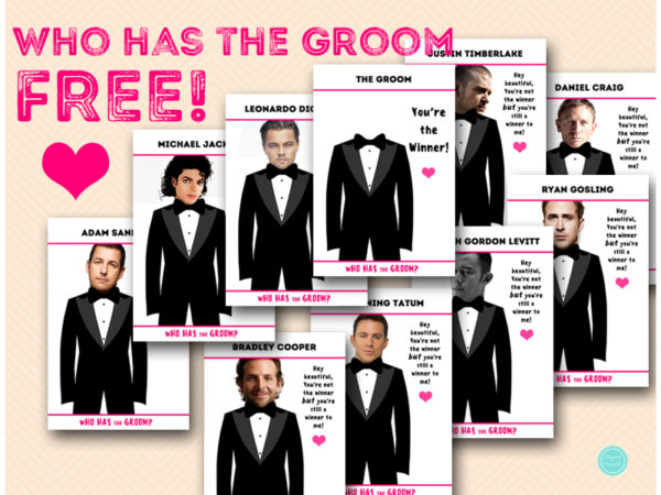 Free Who Has The Groom Bridal Shower Game Printable Bachelorette